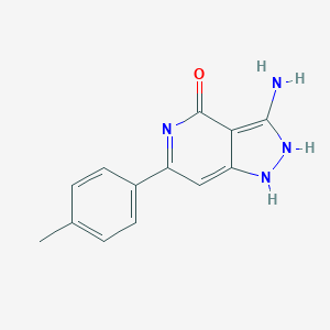 molecular formula C13H12N4O B271470 3-amino-6-(4-methylphenyl)-1,2-dihydropyrazolo[4,3-c]pyridin-4-one 