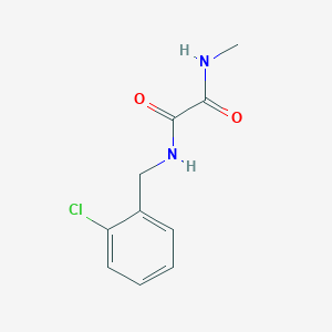 molecular formula C10H11ClN2O2 B2714725 N1-(2-chlorobenzyl)-N2-methyloxalamide CAS No. 7666-57-1