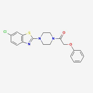 1-(4-(6-Chlorobenzo[d]thiazol-2-yl)piperazin-1-yl)-2-phenoxyethanone