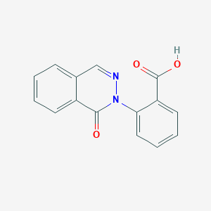 molecular formula C15H10N2O3 B2714779 2-(1-oxophthalazin-2(1H)-yl)benzoic acid CAS No. 1010897-53-6