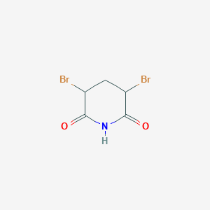 molecular formula C5H5Br2NO2 B2714810 3,5-Dibromopiperidine-2,6-dione CAS No. 2490430-18-5