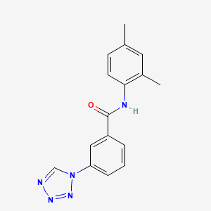 molecular formula C16H15N5O B2714828 N-(2,4-dimethylphenyl)-3-(1H-tetrazol-1-yl)benzamide CAS No. 484039-43-2