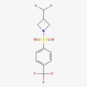 3-(Difluoromethyl)-1-((4-(trifluoromethyl)phenyl)sulfonyl)azetidine