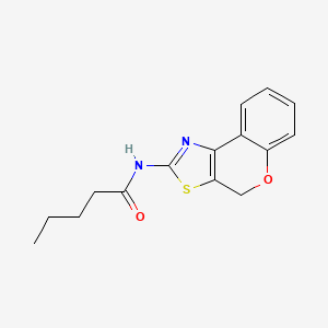 molecular formula C15H16N2O2S B2714870 N-(4H-chromeno[4,3-d]thiazol-2-yl)pentanamide CAS No. 681156-15-0