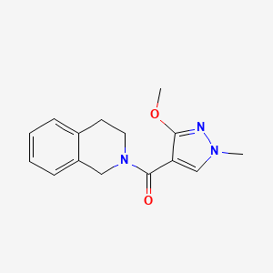 3,4-Dihydro-1H-isoquinolin-2-yl-(3-methoxy-1-methylpyrazol-4-yl)methanone