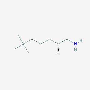 (2R)-2,6,6-Trimethylheptan-1-amine