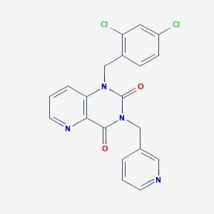 1-(2,4-dichlorobenzyl)-3-(pyridin-3-ylmethyl)pyrido[3,2-d]pyrimidine-2,4(1H,3H)-dione