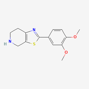 2-(3,4-Dimethoxyphenyl)-4,5,6,7-tetrahydro[1,3]thiazolo[5,4-c]pyridine