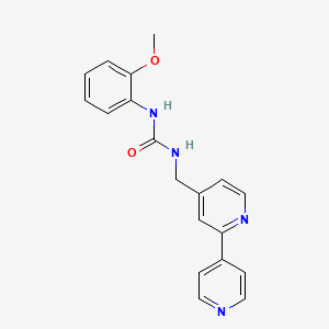 1-([2,4'-Bipyridin]-4-ylmethyl)-3-(2-methoxyphenyl)urea