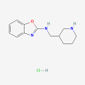 N-(Piperidin-3-ylmethyl)benzo[d]oxazol-2-amine hydrochloride