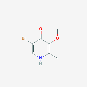 molecular formula C7H8BrNO2 B2714943 5-Bromo-3-methoxy-2-methylpyridin-4-ol CAS No. 71001-57-5