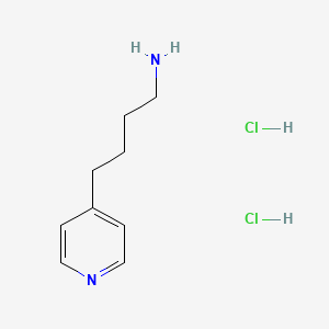 molecular formula C9H16Cl2N2 B2715008 4-(Pyridin-4-yl)butan-1-amine dihydrochloride CAS No. 1216989-68-2