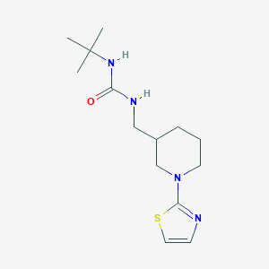 1-(Tert-butyl)-3-((1-(thiazol-2-yl)piperidin-3-yl)methyl)urea