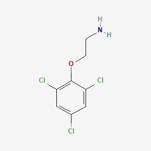 molecular formula C8H8Cl3NO B2715043 2-(2,4,6-三氯苯氧基)乙胺 CAS No. 26398-84-5