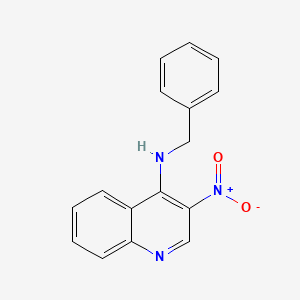 molecular formula C16H13N3O2 B2715045 N-benzyl-3-nitroquinolin-4-amine CAS No. 99009-93-5