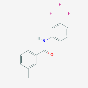 molecular formula C15H12F3NO B271506 3-methyl-N-[3-(trifluoromethyl)phenyl]benzamide 