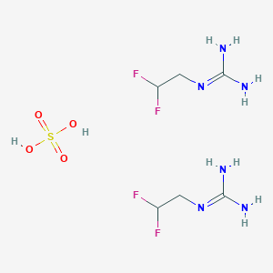molecular formula C6H16F4N6O4S B2715061 1-(2,2-Difluoroethyl)guanidine hemisulfate CAS No. 2225137-16-4