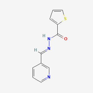 molecular formula C11H9N3OS B2715077 N'-(3-吡啶基甲亚)-2-噻吩甲醛 CAS No. 270576-20-0