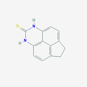 molecular formula C13H10N2S B271509 1,3,6,7-tetrahydro-2H-cyclopenta[gh]perimidine-2-thione 