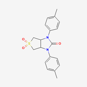 1,3-bis(4-methylphenyl)tetrahydro-1H-thieno[3,4-d]imidazol-2(3H)-one 5,5-dioxide