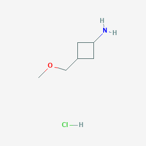 molecular formula C6H14ClNO B2715104 cis-3-(Methoxymethyl)cyclobutan-1-amine hydrochloride CAS No. 2242579-99-1
