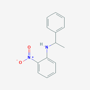 molecular formula C14H14N2O2 B2715138 2-nitro-N-(1-phenylethyl)aniline CAS No. 31488-84-3