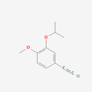 molecular formula C12H14O2 B2715151 苯并[1,4]二氧杂环庚烯-2-基-1-甲氧基-2-(1-甲基乙氧基)- CAS No. 439585-86-1