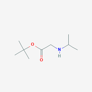 molecular formula C9H19NO2 B2715179 Tert-butyl 2-[(propan-2-yl)amino]acetate CAS No. 127983-07-7