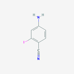 molecular formula C7H5IN2 B2715212 4-Amino-2-iodobenzonitrile CAS No. 300627-48-9; 33348-34-4