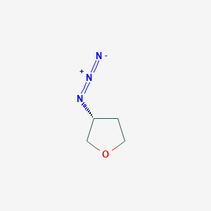 molecular formula C4H7N3O B2715234 (3R)-3-azidooxolane CAS No. 1421332-66-2