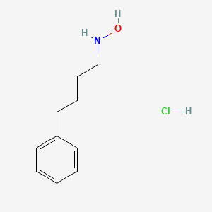 molecular formula C10H16ClNO B2715276 N-(4-Phenylbutyl)hydroxylamine hydrochloride CAS No. 2126161-14-4