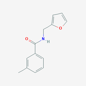 molecular formula C13H13NO2 B271528 N-(furan-2-ylmethyl)-3-methylbenzamide 