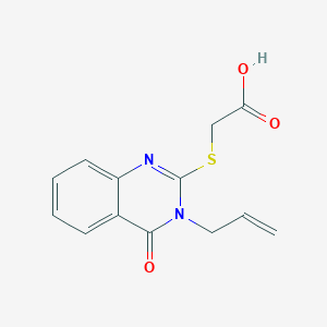 (3-Allyl-4-oxo-3,4-dihydro-quinazolin-2-ylsulfanyl)-acetic acid