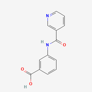 molecular formula C13H10N2O3 B2715303 3-[(Pyridin-3-ylcarbonyl)amino]benzoic acid CAS No. 72733-84-7