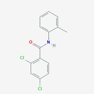 molecular formula C14H11Cl2NO B271531 2,4-dichloro-N-(2-methylphenyl)benzamide 