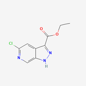 Ethyl 5-chloro-1H-pyrazolo[3,4-C]pyridine-3-carboxylate