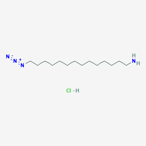 B2715324 14-Azidotetradecan-1-amine hydrochloride CAS No. 2303565-61-7