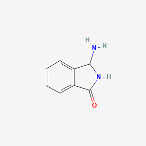 molecular formula C8H8N2O B2715335 3-Aminoisoindolin-1-one CAS No. 93679-99-3