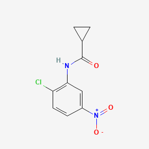 N-(2-chloro-5-nitrophenyl)cyclopropanecarboxamide