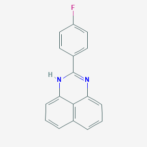 molecular formula C17H11FN2 B271536 2-(4-fluorophenyl)-1H-perimidine 