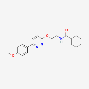 N-(2-((6-(4-methoxyphenyl)pyridazin-3-yl)oxy)ethyl)cyclohexanecarboxamide