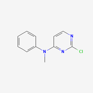 molecular formula C11H10ClN3 B2715387 2-chloro-N-methyl-N-phenylpyrimidin-4-amine CAS No. 260046-19-3