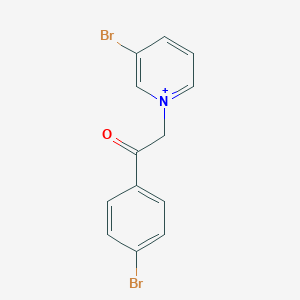 3-Bromo-1-[2-(4-bromophenyl)-2-oxoethyl]pyridinium