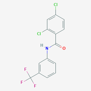 molecular formula C14H8Cl2F3NO B271549 2,4-dichloro-N-[3-(trifluoromethyl)phenyl]benzamide 