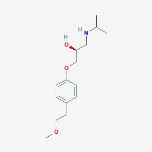 molecular formula C15H25NO3 B027155 (S)-美托洛尔 CAS No. 81024-42-2