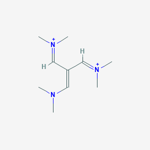 molecular formula C10H21N3+2 B271564 2-[(Dimethylamino)methylene]-N1,N1,N3,N3-tetramethyl-1,3-propanediaminium 