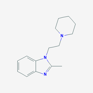 molecular formula C15H21N3 B271565 2-Methyl-1-(2-piperidin-1-yl-ethyl)-1H-benzoimidazole 