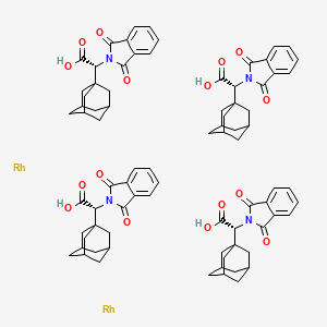 Tetrakis[(R)-(-)-(1-adamantyl)-(N-phthalimido)acetato]dirhodium(II)Rh2(R-PTAD)4