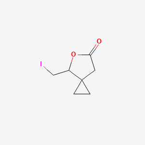 4-(Iodomethyl)-5-oxaspiro[2.4]heptan-6-one