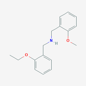 molecular formula C17H21NO2 B271579 N-(2-ethoxybenzyl)-N-(2-methoxybenzyl)amine 